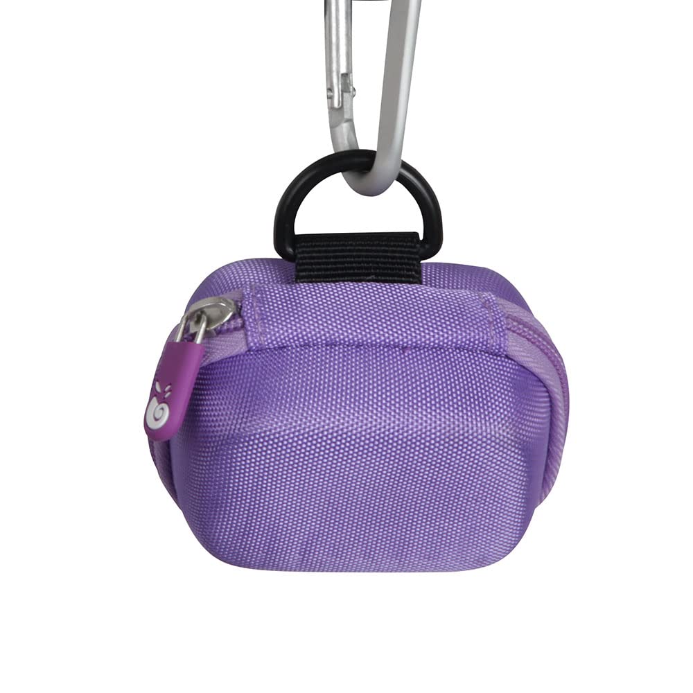 Hermitshell Hard Travel Case for Jabra Elite 3 Wireless Earbuds - Protective Storage Box for Bluetooth Headphones (Purple) - Perfect for Travel, Gym & Daily Commute