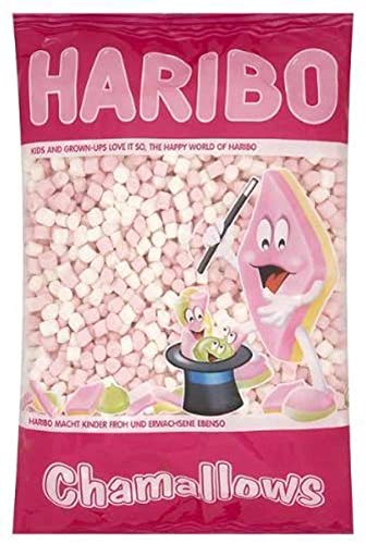 Haribo Mini Chamallows Marshmallows - Soft & Fluffy Candy for Baking, Snacking & Hot Cocoa Topping | Bulk Pack, Party Treats & Dessert Decorations