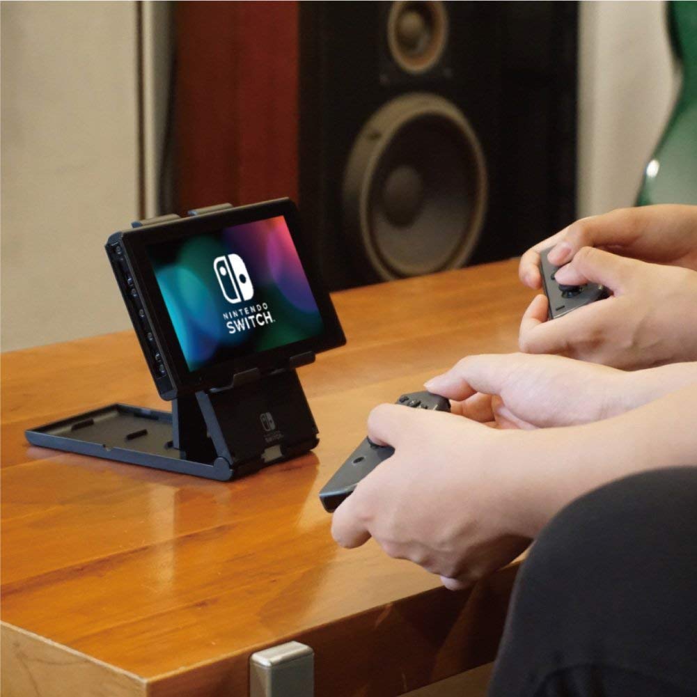 Hori Playstand for Nintendo Switch - Adjustable & Portable Gaming Stand for Switch & Switch OLED - Perfect for Travel, Bedroom & Multiplayer Gaming