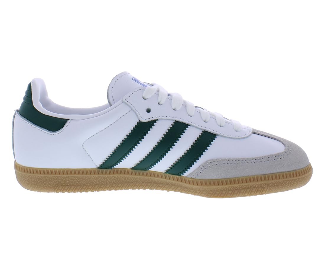 adidas Samba OG Men's Sneakers - Classic White & Black Low-Top Leather Shoes for Casual Wear, Street Style & Everyday Comfort