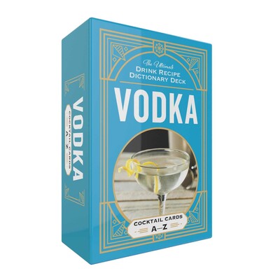 Premium Vodka Cocktail Recipe Cards A-Z - 52 Classic & Creative Drink Ideas for Parties, Bars & Home Mixology