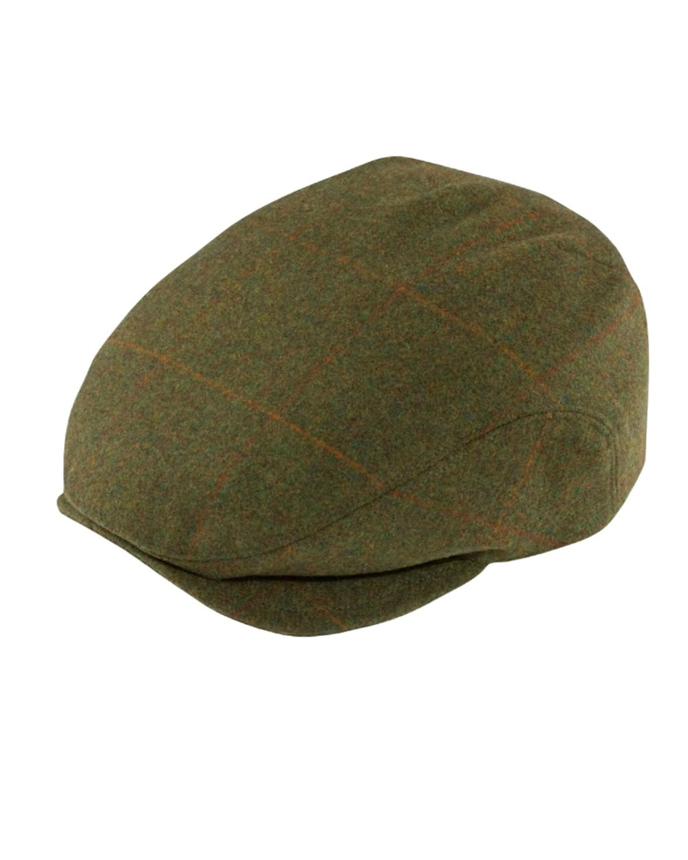 Alan Paine Combrook Extended Peak Cap - Classic Wool Flat Cap for Men | Outdoor Hiking, Golf & Casual Wear
