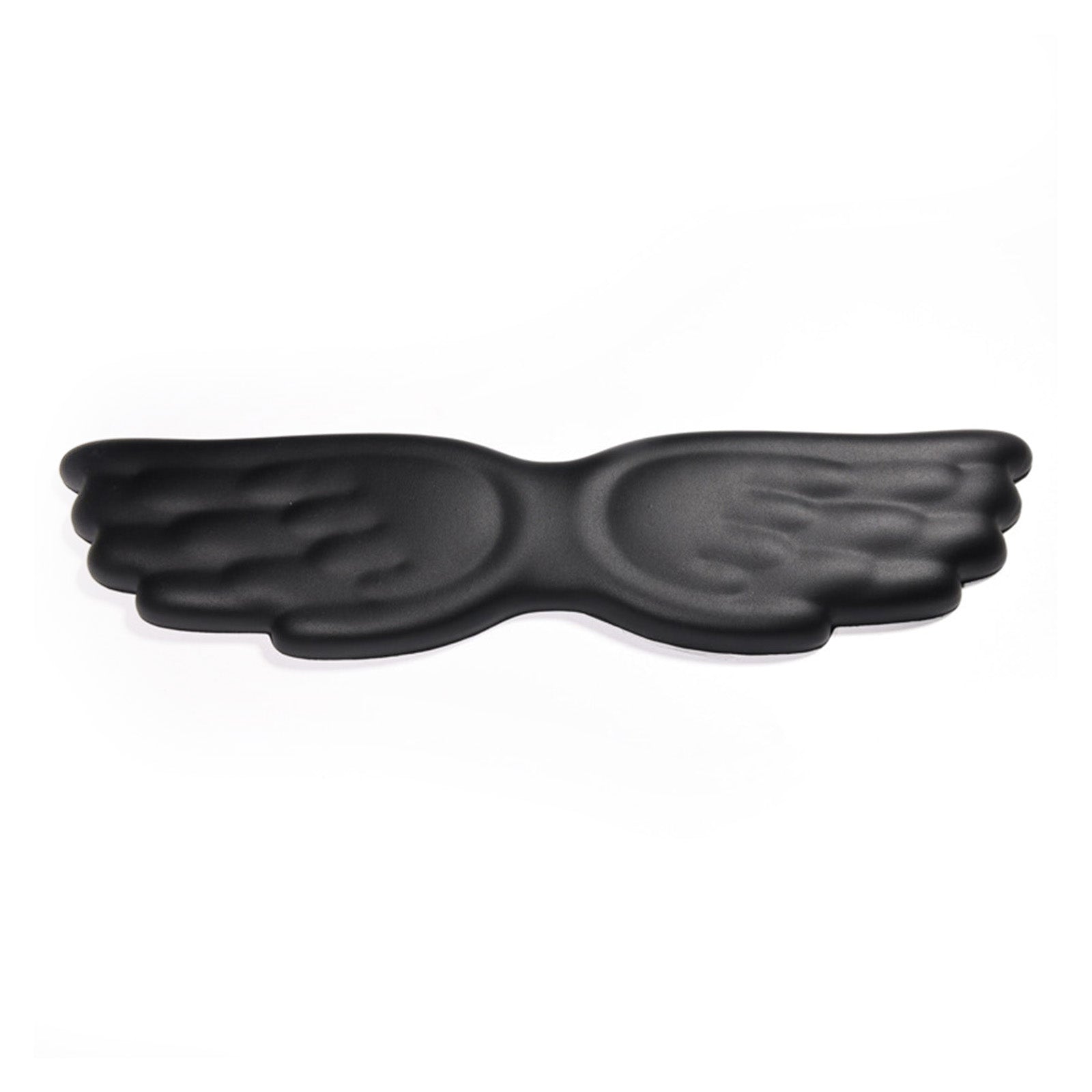 YUNZII Wings Ergonomic Keyboard Wrist Rest Pad - Comfortable Memory Foam Support for Typing & Gaming - Perfect for Office, Home & PC Workstations (Black)