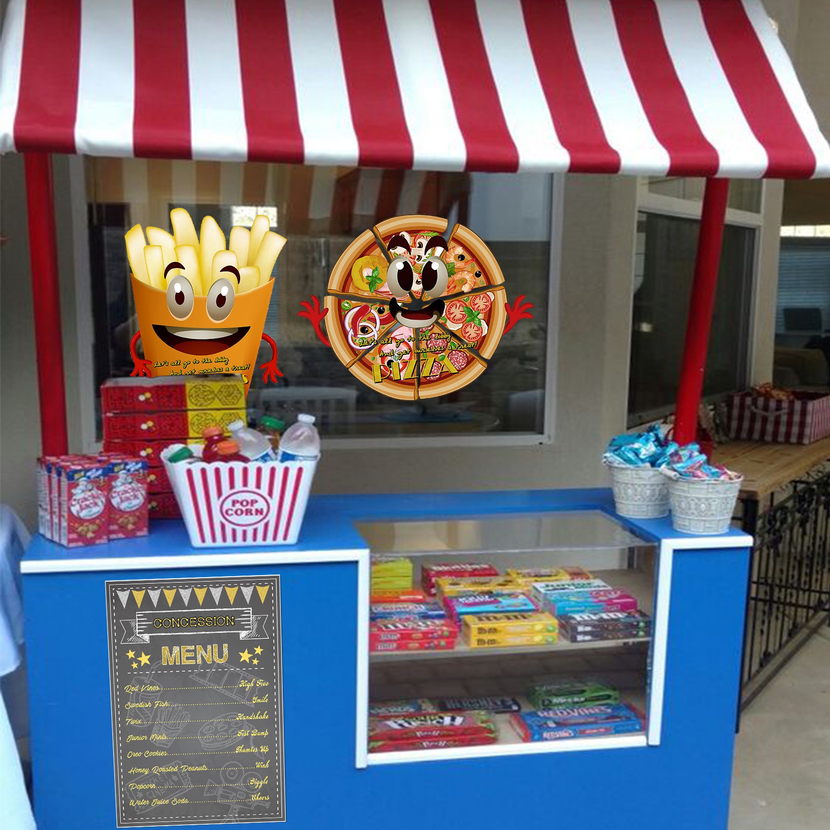 Musykrafties Cola Movie Night Large Prepasted Food Sign - 18