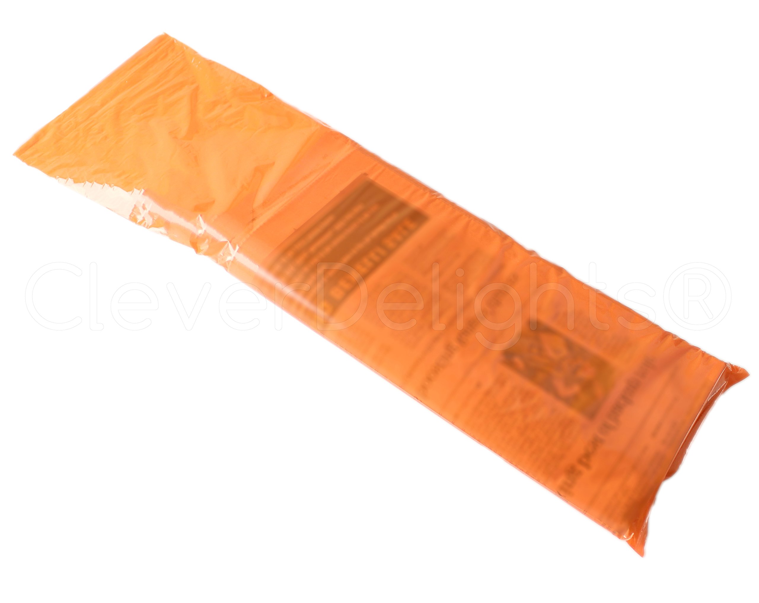 CleverDelights Orange Newspaper Bags - 6