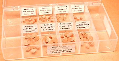 Professional Eb/Trill Flute Cork Assortment Set with Protective Case - Perfect for Flute Maintenance, Repair & Music Practice