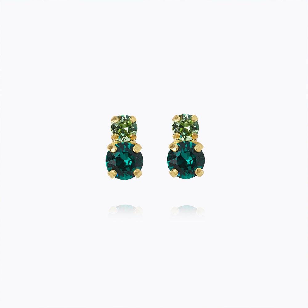 Leah Green Combo Earrings - Stylish Dangle Earrings for Women | Perfect for Parties, Weddings & Everyday Wear