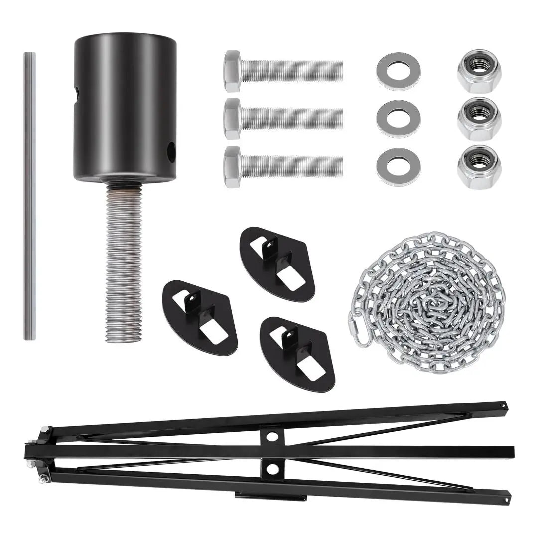 Weize 5th Wheel Tripod Stabilizer - Heavy Duty King Pin Stabilizer for RV Trailers, Adjustable 39