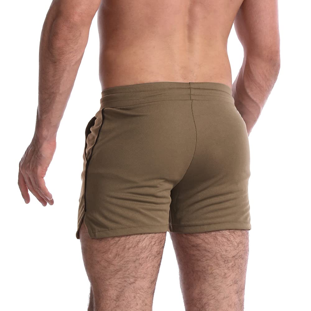 EVERWORTH Men's 5 Inch Inseam Workout Shorts - Quick Dry Athletic Gym Shorts for Bodybuilding, Running & Casual Wear - Perfect for Training, Jogging & Summer Activities
