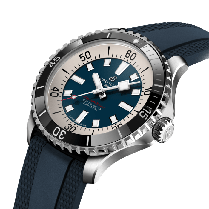 Breitling SUPEROCEAN Automatic 42mm Stainless Steel Men's Diver Watch - Luxury Waterproof Timepiece for Professional Diving, Swimming & Everyday Wear