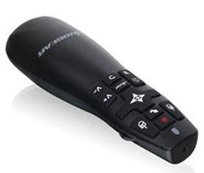 IOGEAR Red Point Pro Gyroscopic Presentation Mouse with Laser Pointer - Wireless Presenter Remote for PowerPoint, Keynote - Ideal for Business Meetings, Classroom Teaching & Conference Presentations