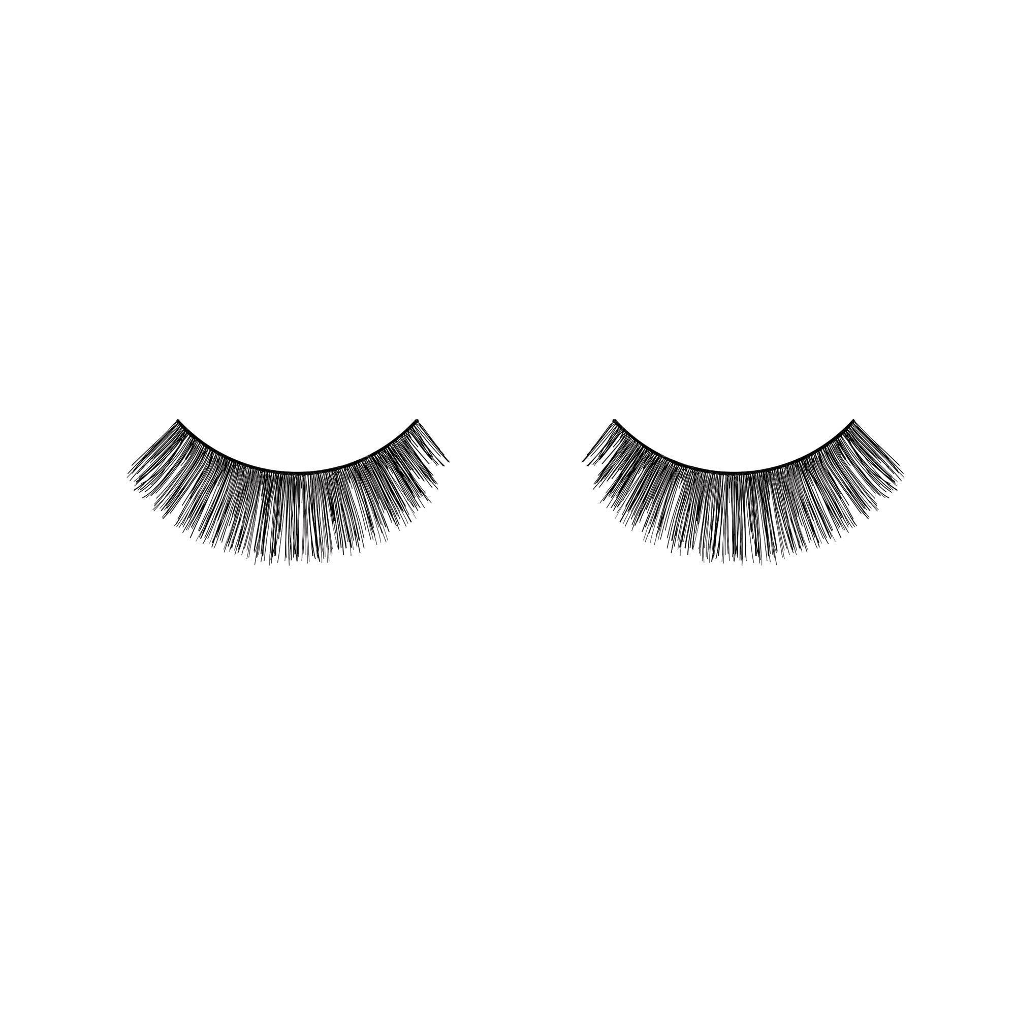 Ardell Fashion Lash 101 Demi Black False Eyelashes - Natural Look for Everyday Wear & Special Occasions