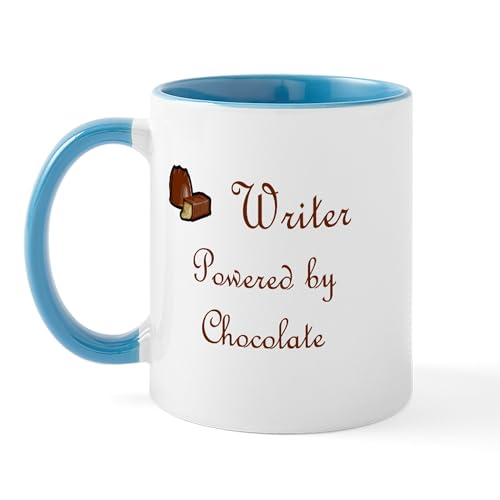 White/Blue Inside - Writer Mug