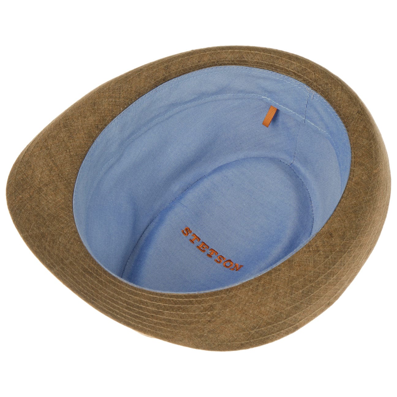 Stetson Geneva Linen Trilby Hat for Men - Classic Summer Fedora with Brim - Perfect for Outdoor Events, Weddings & Beach Vacations