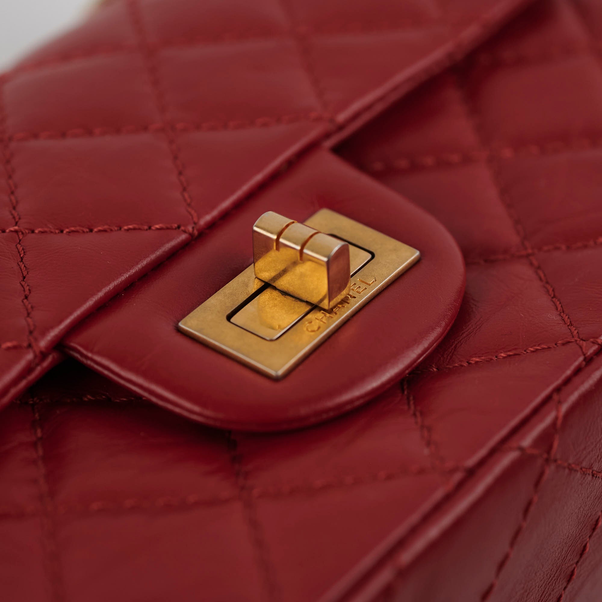 Chanel Mini Reissue 2.55 Flap Bag Red Leather Crossbody Purse - Perfect for Date Night, Parties & Special Occasions