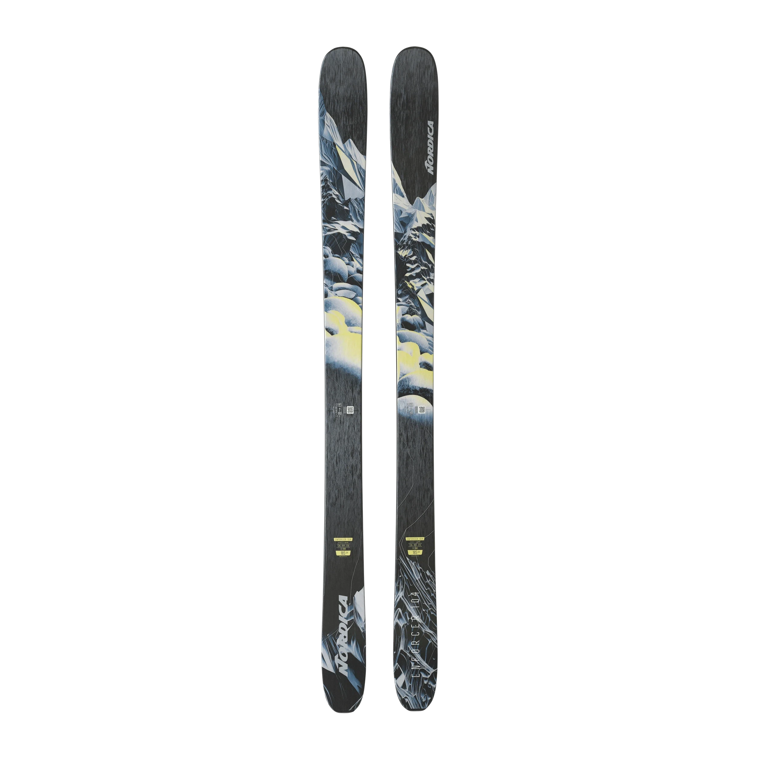 Nordica Enforcer 104 Skis 2025 - All-Mountain Freeride Skis for Men & Women | Perfect for Powder, Groomers & Backcountry Adventures