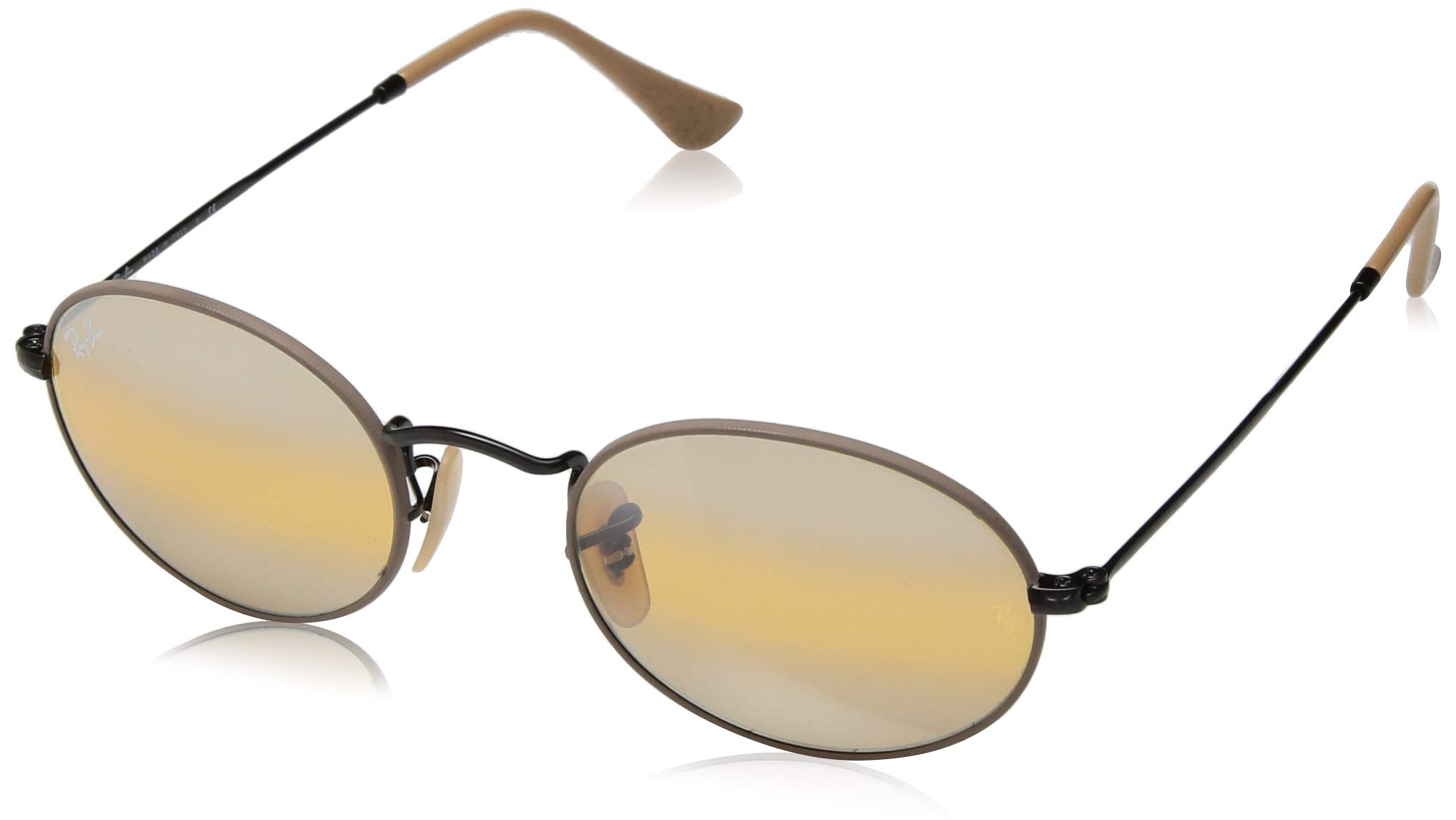 Ray-Ban RB3547 Oval Sunglasses for Men & Women - Classic Polarized UV Protection Aviator Style - Perfect for Driving, Beach, and Outdoor Activities