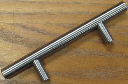 Brushed Nickel Door Pull - Elegant Cabinet Handle for Kitchen, Bathroom & Furniture - Durable & Stylish Hardware for Home Improvement