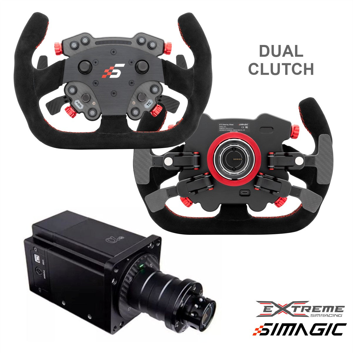 Simagic Alpha Direct Drive Wheel Base - 15Nm Torque for Realistic Racing Simulation | Compatible with PC & PS5 | Perfect for Sim Racing Enthusiasts & Professional Gamers
