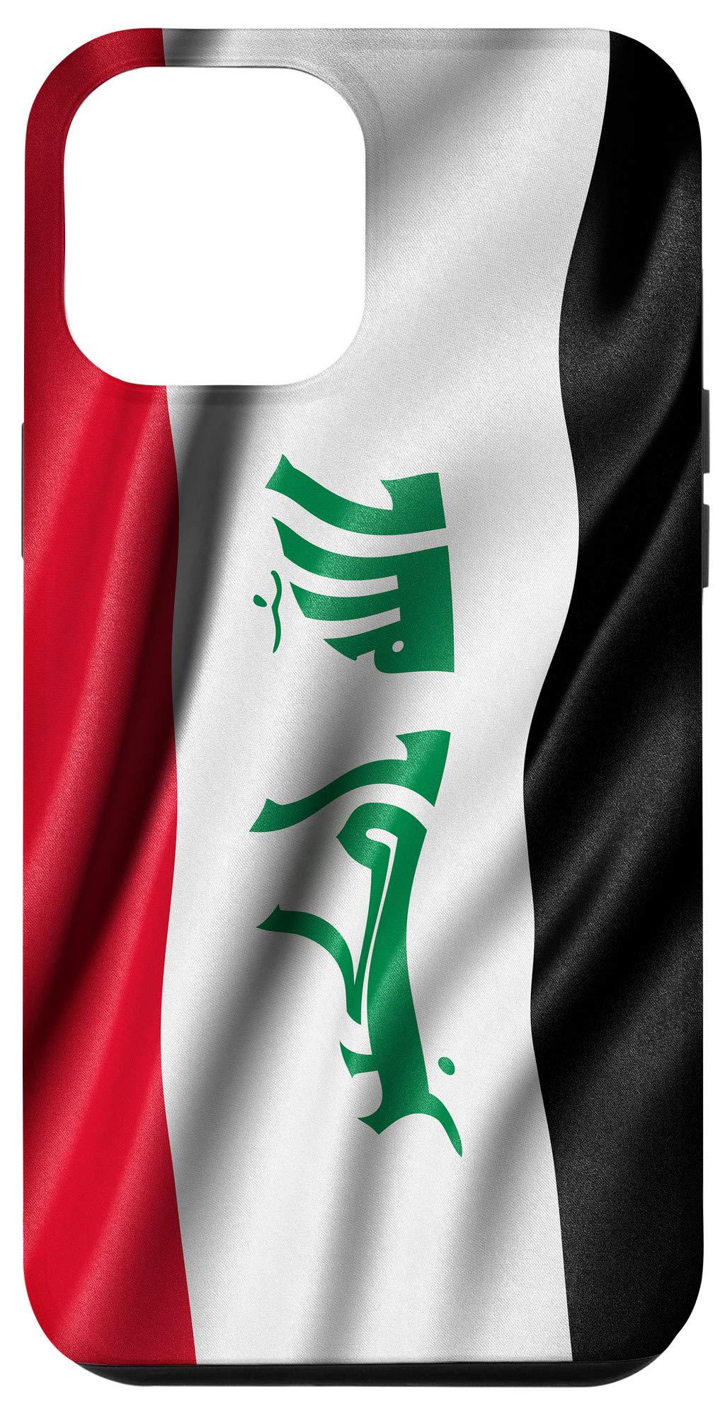 iPhone 12 Pro Max Case with Iraq Flag Design - Durable Protective Cover for iPhone 12 Pro Max - Show Your Iraqi National Pride - Perfect for Travel, Daily Use & Gift Giving