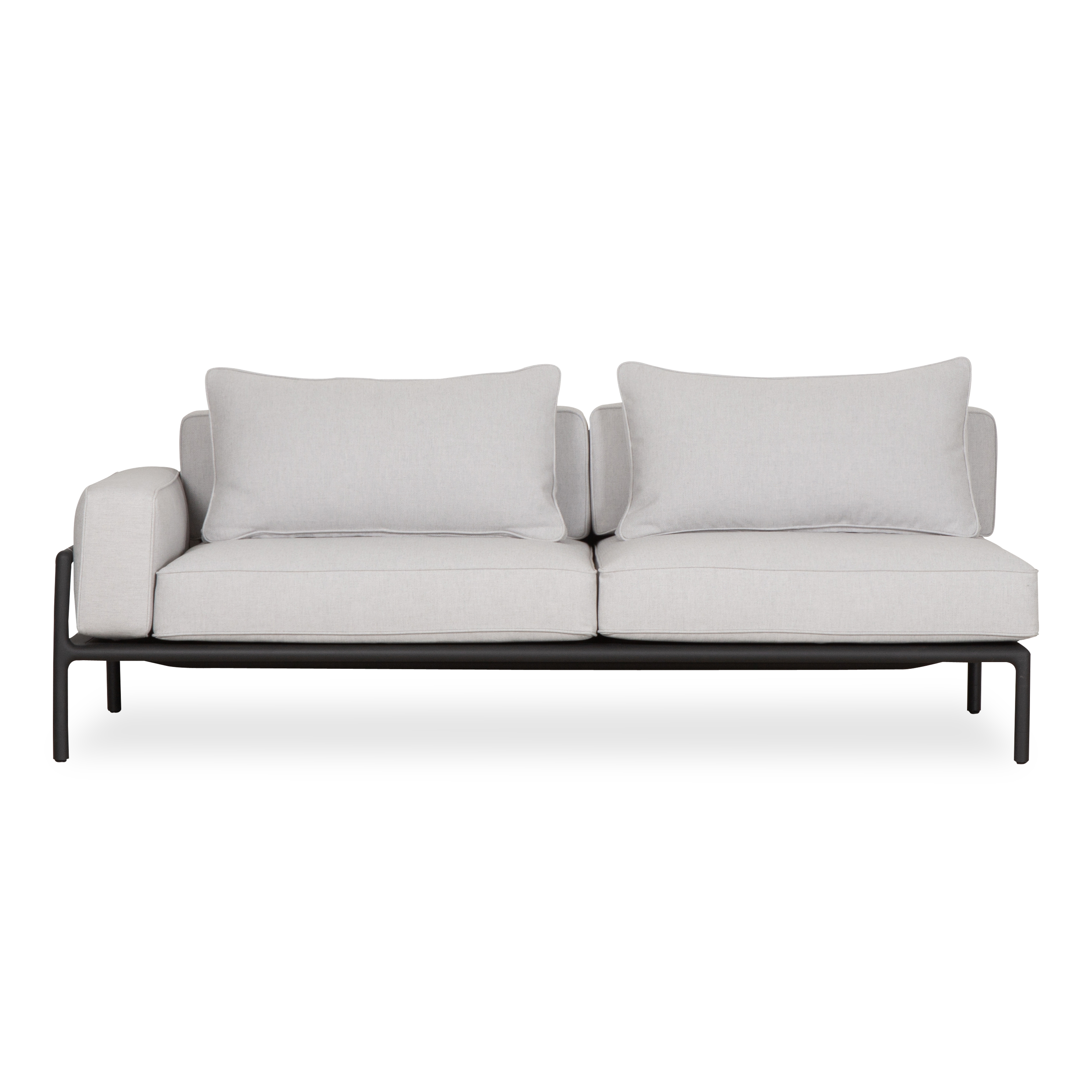 Modular Sectional Sofa with Reversible Chaise - Modern L-Shaped Couch for Living Room, Family Room & Home Theater - Soft Fabric Upholstery & Sturdy Frame