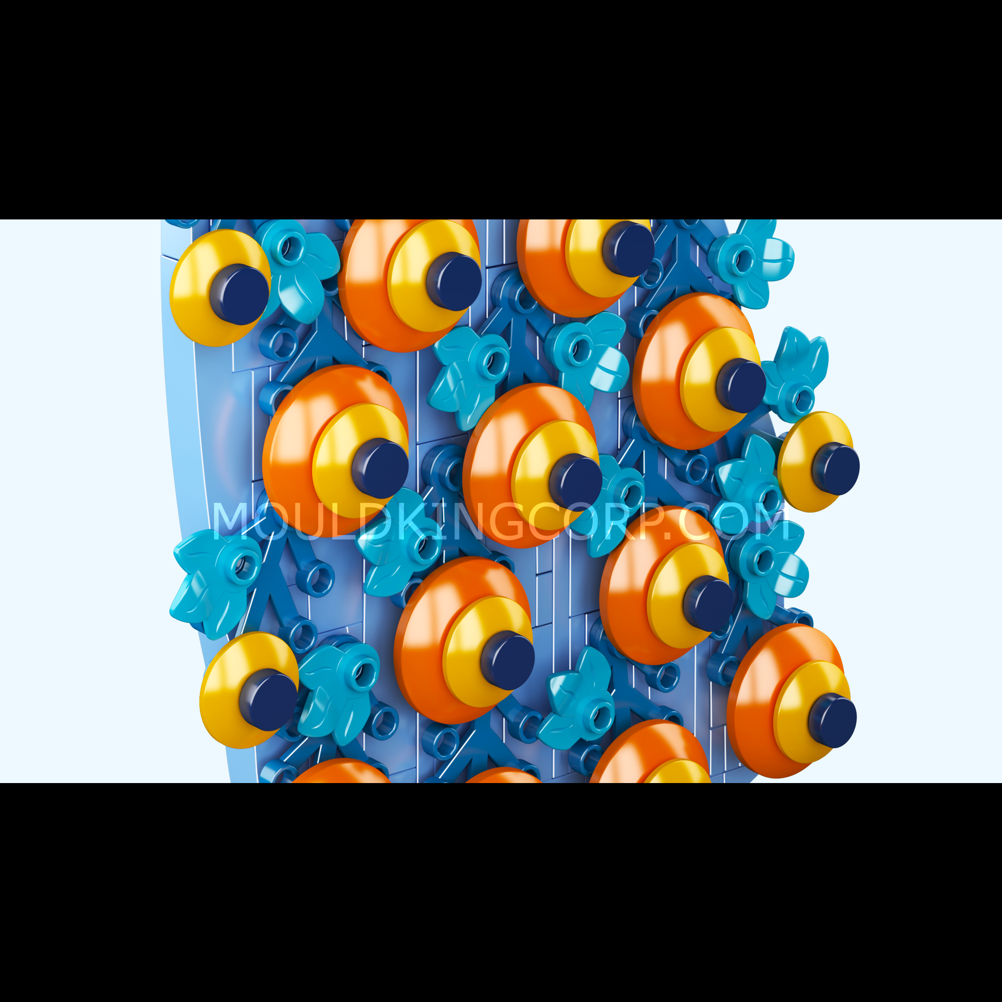 Mould King 10149 Peacock Wall Art Building Set - 690 Piece Creative Construction Kit for Home Decor & DIY Projects | Perfect for Living Room, Bedroom, or Office Decoration