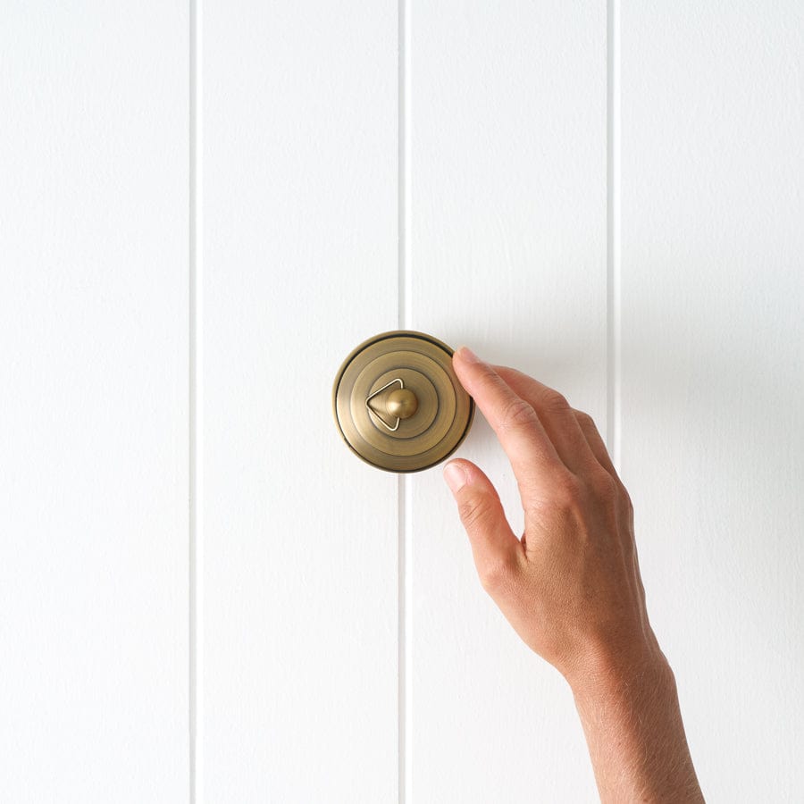 Vintage Brass Plug and Waste Drain Set - Elegant Bathroom Sink Drain Stopper for Classic & Modern Decor
