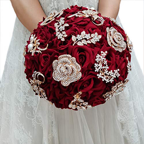 Wine Red Ball Bouquet