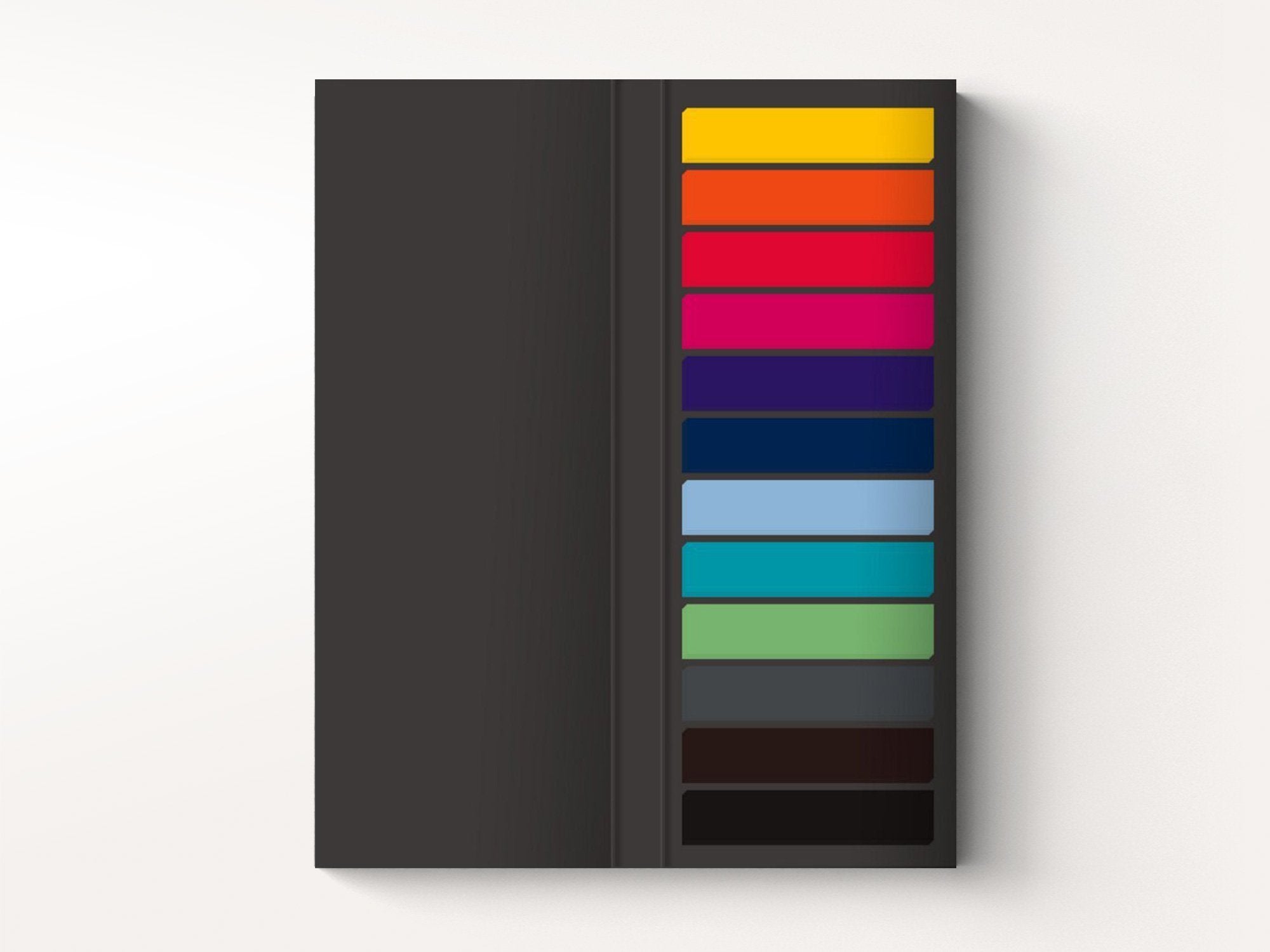 Semikolon Sticky Page Markers - Colorful Index Tabs for Books, Notebooks & Office Organization - Perfect for Students, Teachers & Office Use