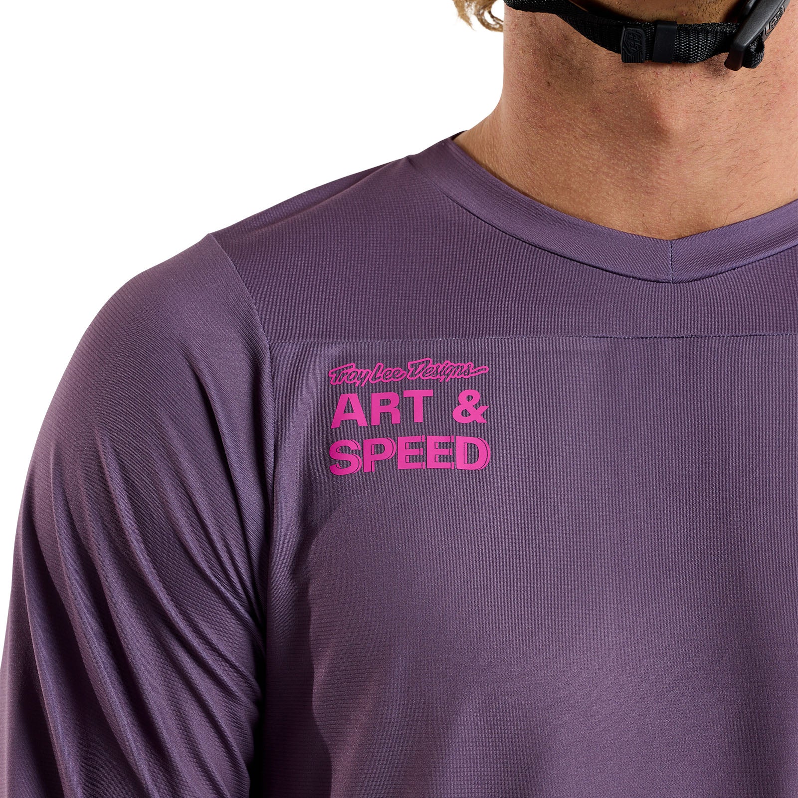 Skyline Long Sleeve Jersey Radioscape Deep Purple - Men's Athletic Performance Shirt for Running, Cycling & Outdoor Sports