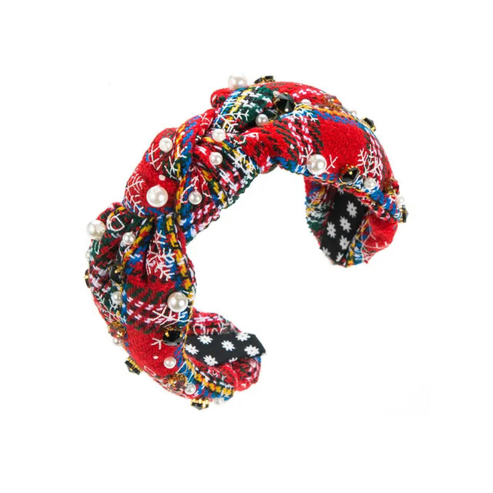 Christmas Headbands for Women & Girls - Cute Cartoon Hair Bands, Hair Bows & Hair Accessories for Holiday Parties & Festive Outfits