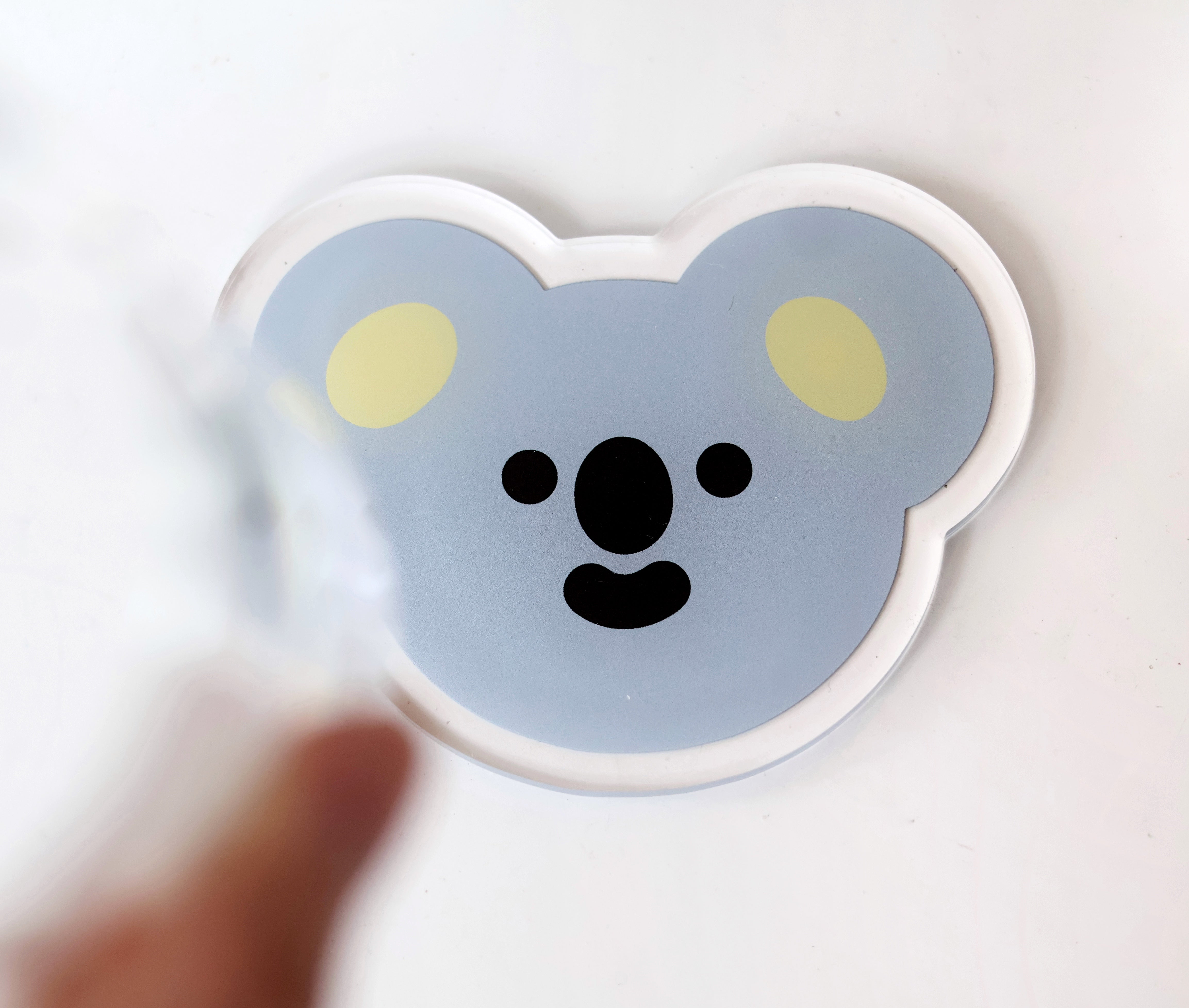 Kala Koala Coaster Set - 6 Pack Absorbent Cork Coasters for Drinks, Cute Animal Themed Home Bar Accessories - Perfect for Coffee Tables, Kitchen Countertops & Party Decor