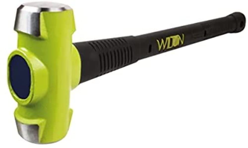 12 Lb Heavy Duty Soft Face Sledge Hammer - 36 Inch Shock Absorbing Non-Marring Mallet for Automotive, Woodworking & Metalworking - Perfect for Delicate Surfaces & Precision Strikes