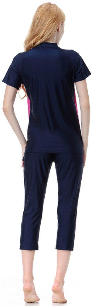 YEESAM Women's Rash Guard Swimsuits - UPF 50+ Sun Protection, Modest Bathing Suits for Swimming, Surfing & Beach Activities