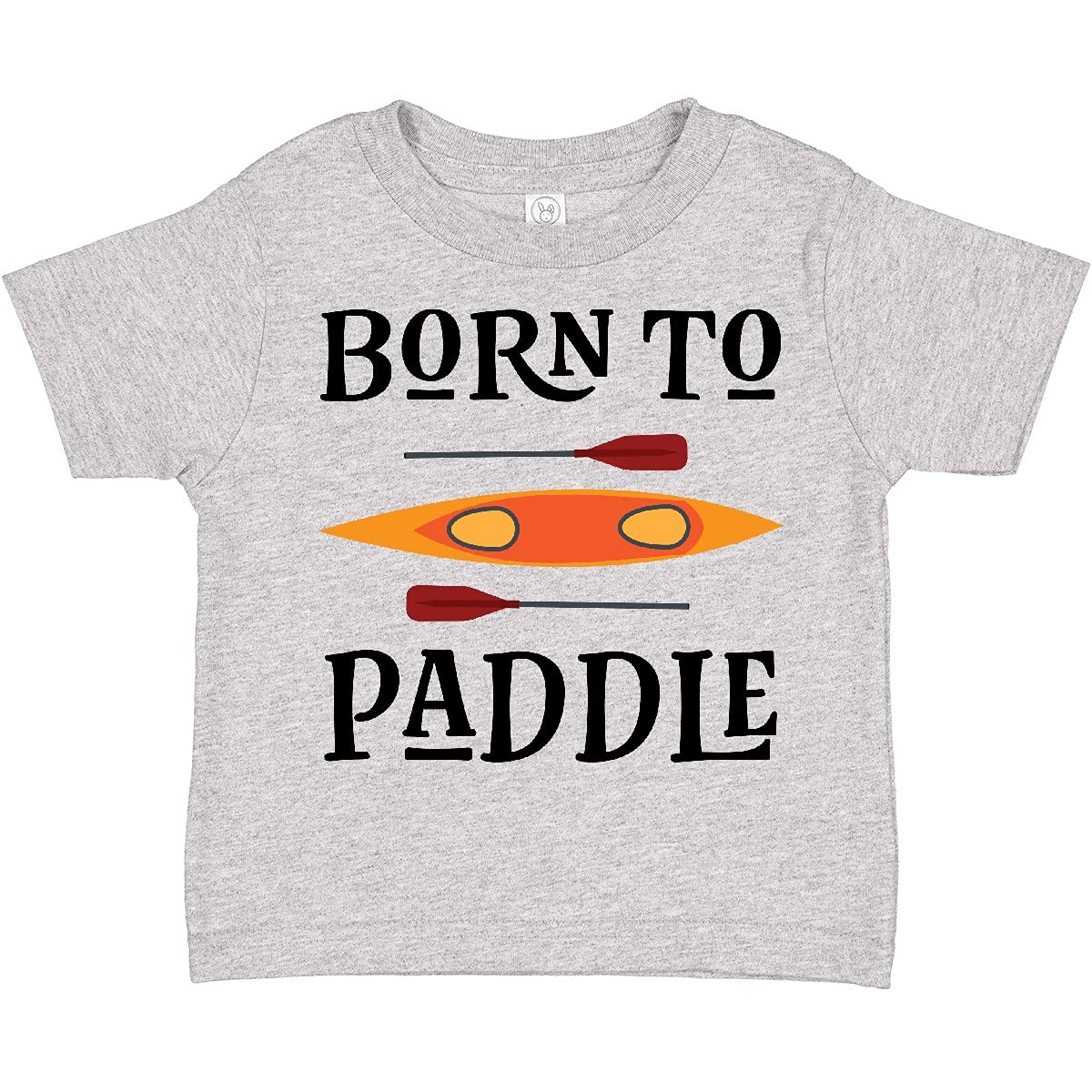 Born to Paddle Kayaking Toddler T-Shirt - Fun Kayak Design for Kids & Toddlers - Perfect for Outdoor Adventures, Beach Trips & Family Water Activities