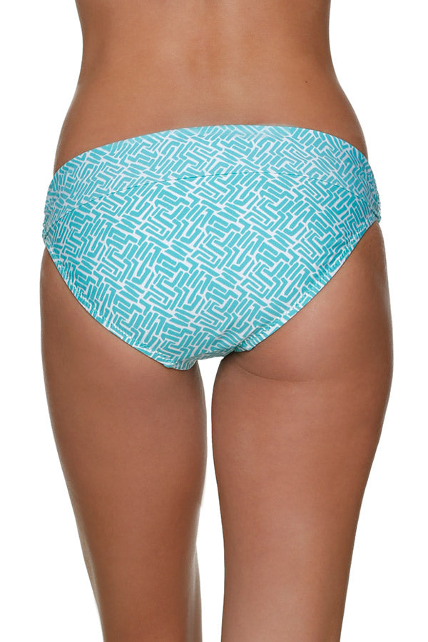 Fold Over Hipster Underwear | Sunset Key Kiwi Print | Comfortable & Stylish for Everyday Wear, Yoga, and Lounge