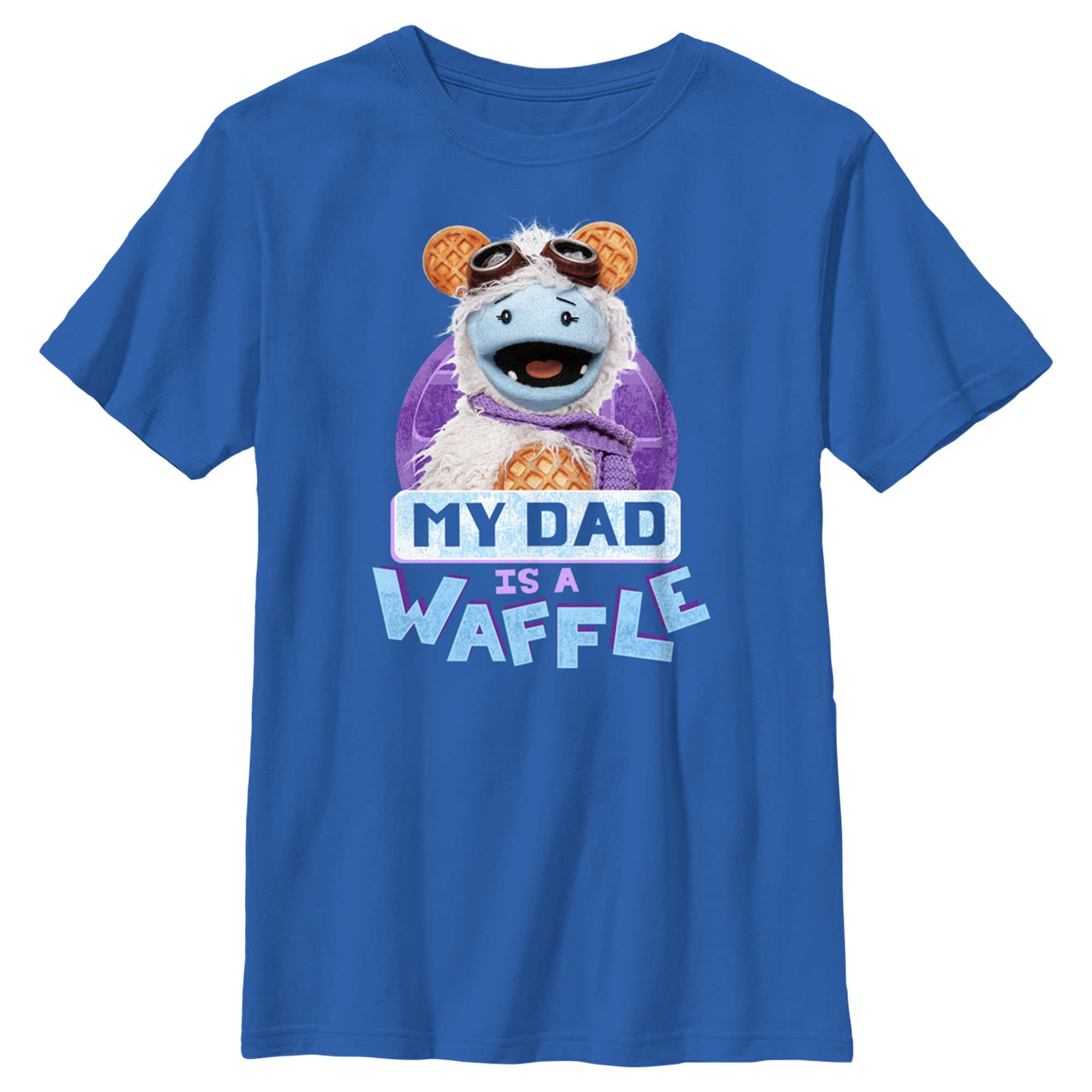 Boys' Waffles + Mochi 'My Dad is a Waffle' Graphic T-Shirt - Cute Father-Son Matching Outfit for Family Events & Casual Wear