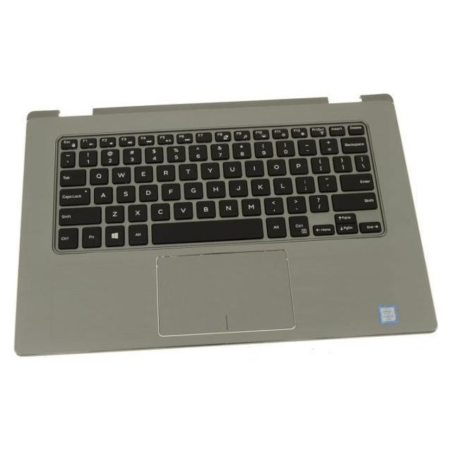 Original Dell Inspiron 7353 Palmrest Touchpad with US English Keyboard Assembly (Part #KMFV7) - Laptop Repair & Replacement Part for Home & Office Use