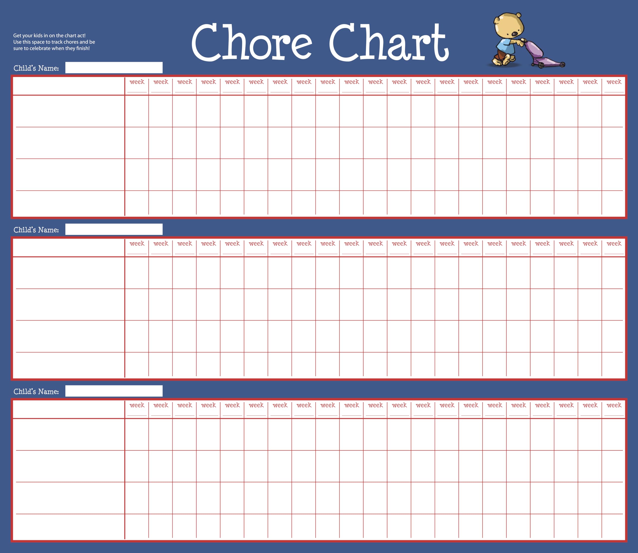 2025 Deluxe Family Calendar & Chore Chart Planner - 16 Month Wall Organizer (September 2024-December 2025) - English Version - 18