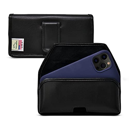 Horizontal - Leather w/ Leather Clip