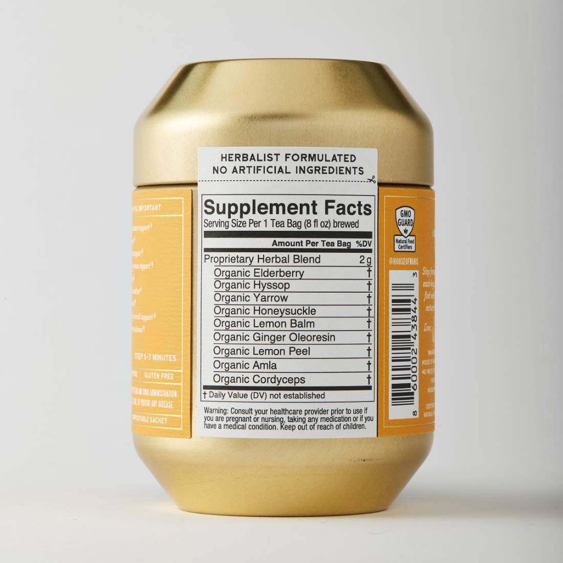 Organic House of Waris Botanicals Immunity One Supplement - Gluten Free, Vegan, Immune Support for Daily Wellness & Healthy Lifestyle