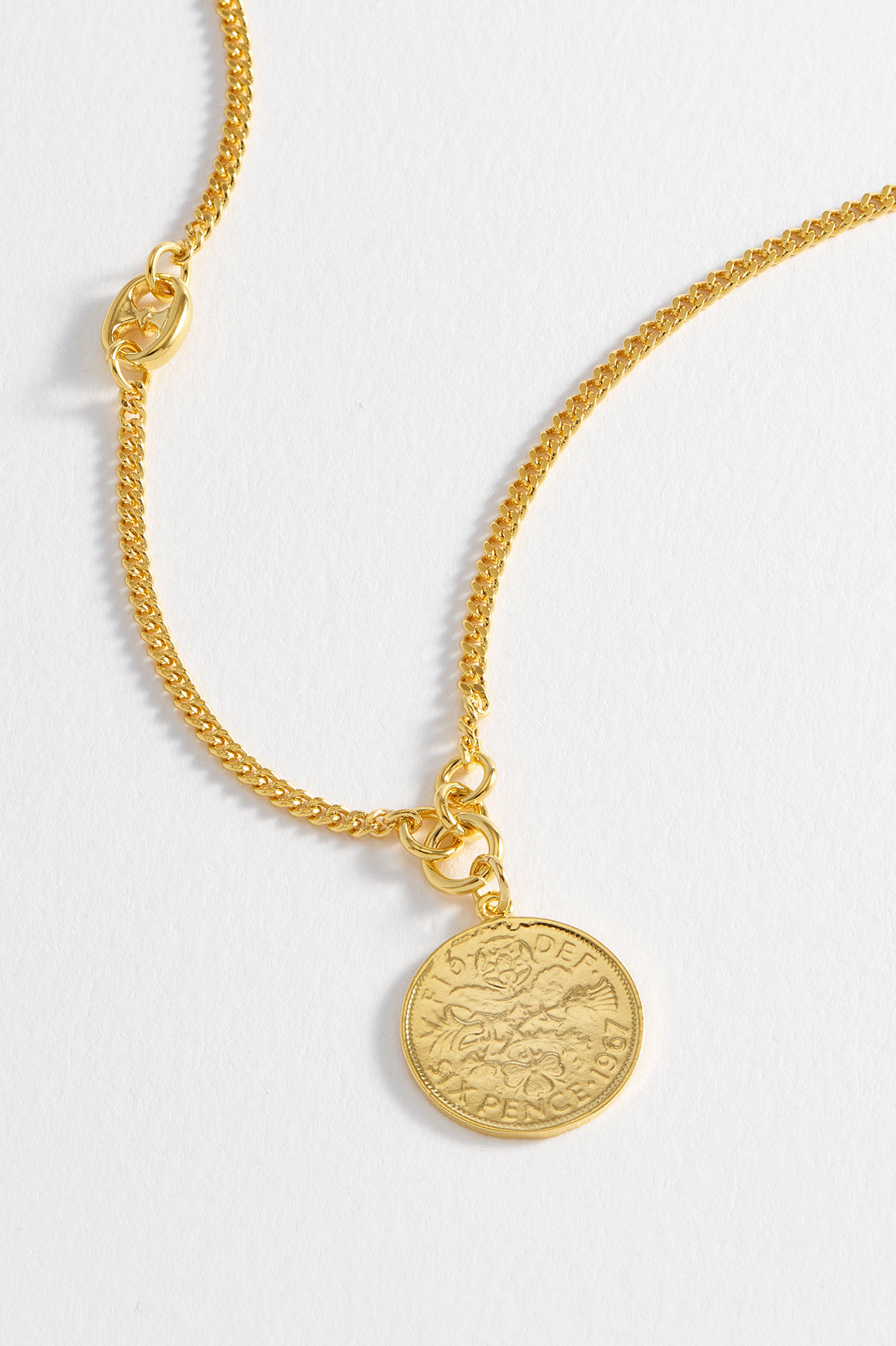 Men's Coin Necklace - Vintage Silver & Gold Pendant Necklaces for Men - Perfect for Casual Wear, Gifts & Special Occasions