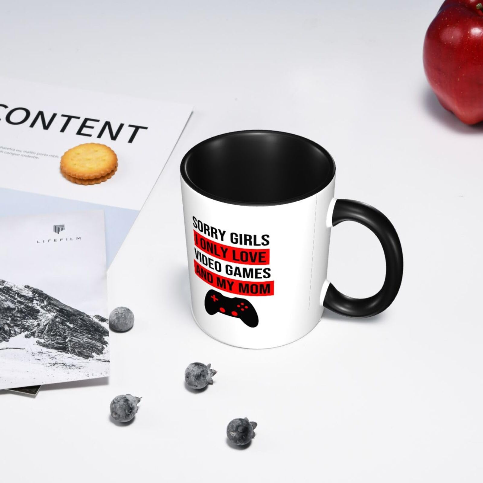 Funny Gaming Coffee Mug - Ceramic Gamer Gift for Men, Christmas & Valentine's Day Present - Perfect for Gamers, Office Use & Coffee Lovers