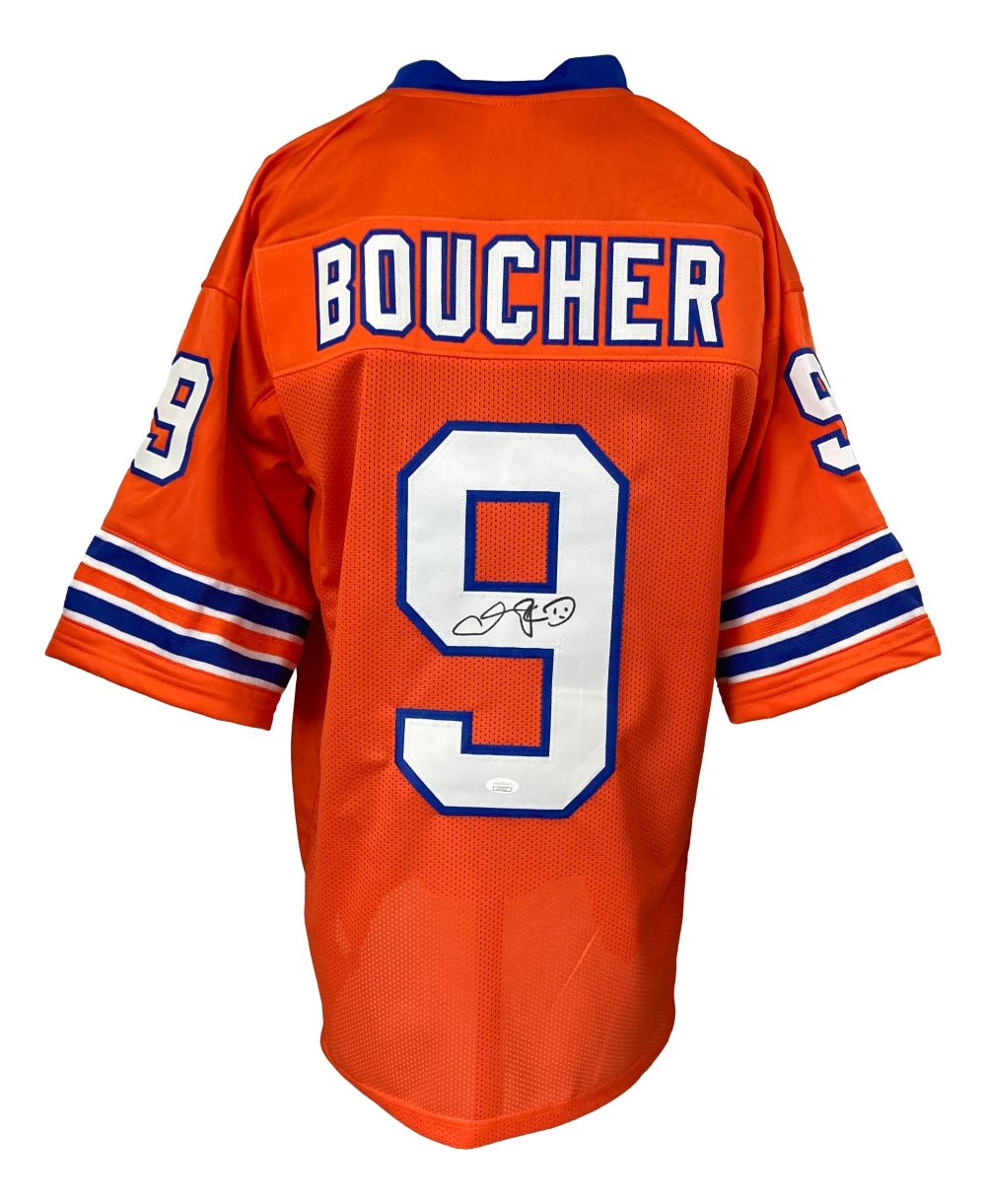 Adam Sandler The Waterboy Autographed Custom Boucher Football Jersey with JSA Certificate - Perfect for Movie Memorabilia Collectors and Sports Fans