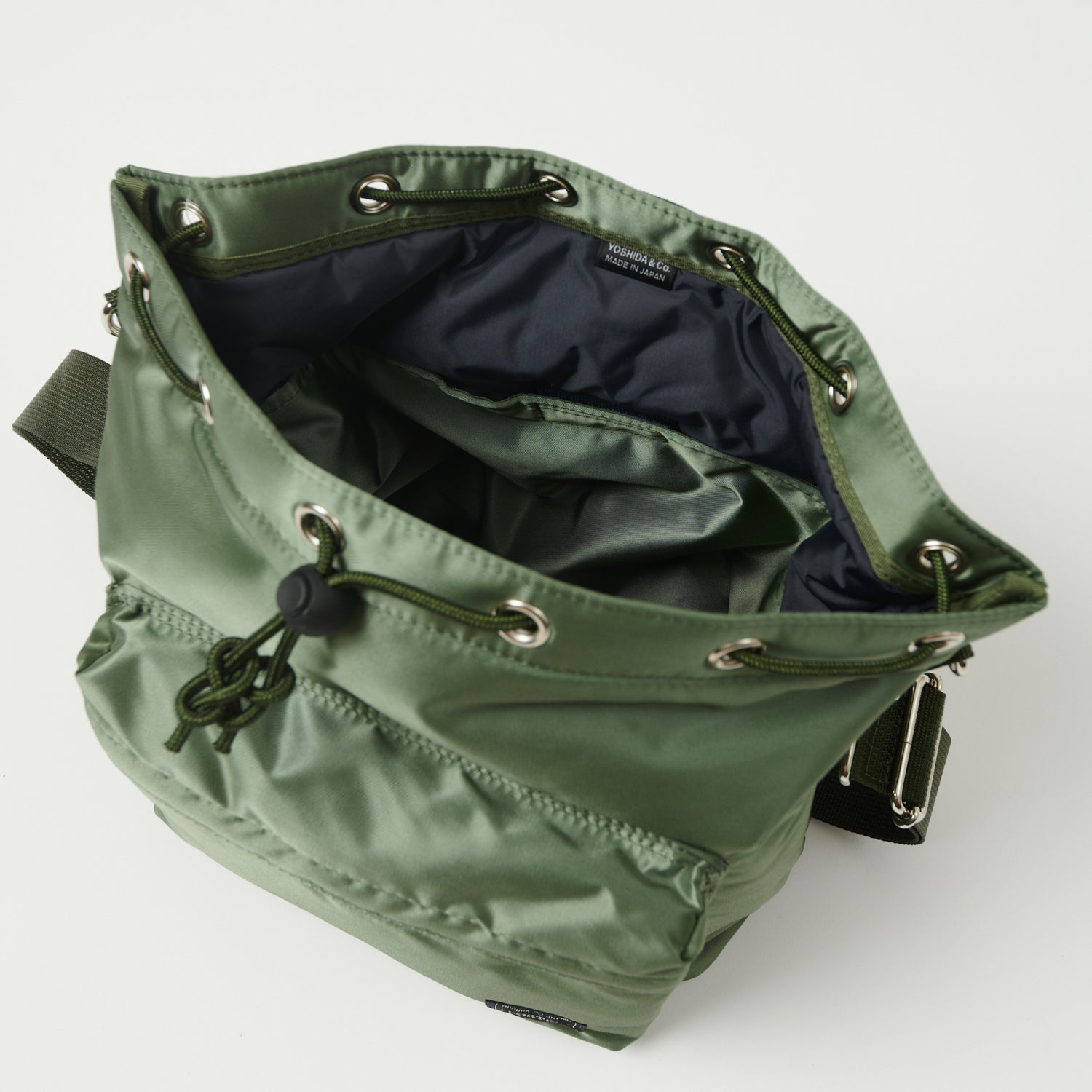 Porter Yoshida & Co. Large Balloon Sac Backpack - Durable Sage Green Travel Bag for Women & Men | Perfect for Commuting, Hiking & Outdoor Adventures