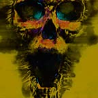Creepy Skull Gold
