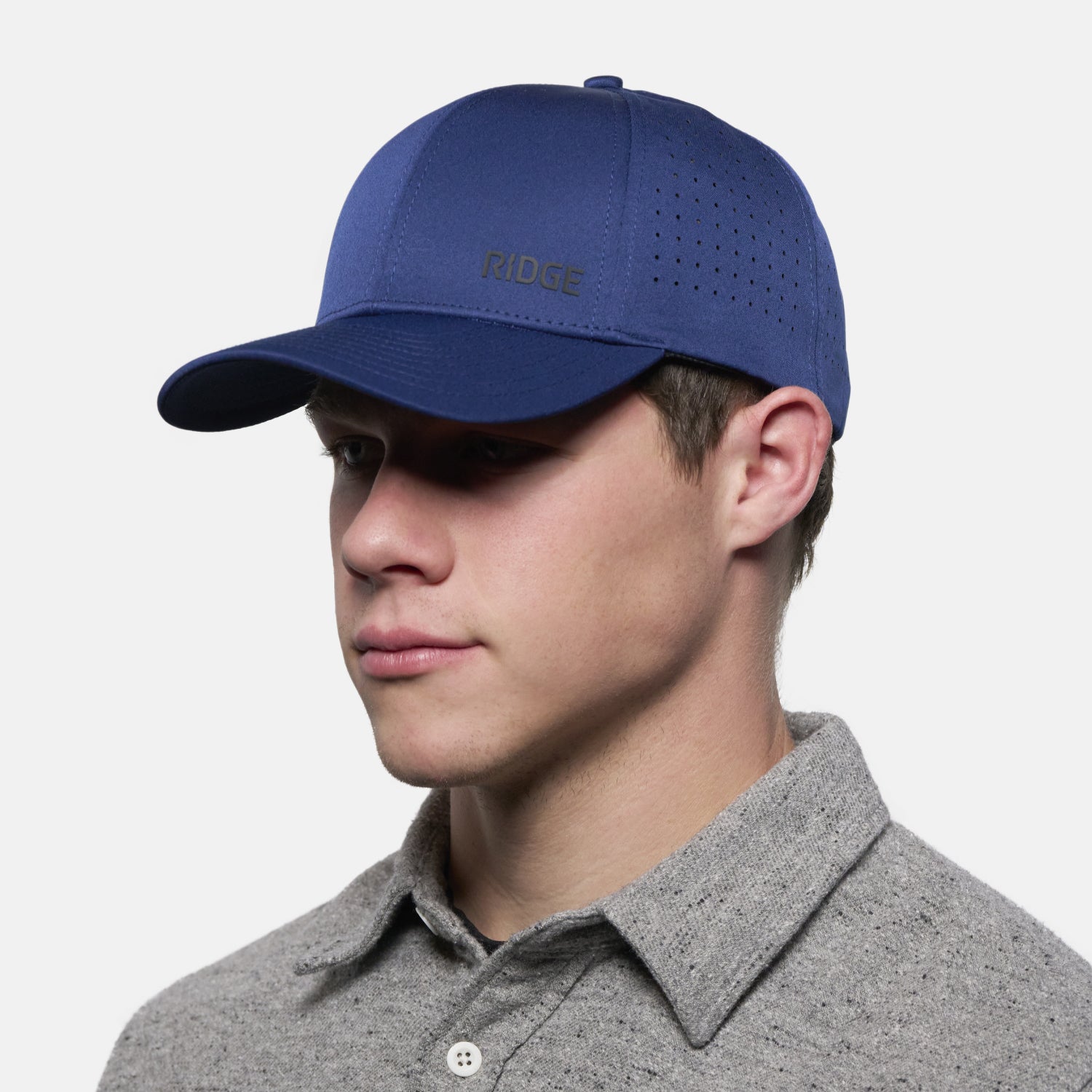Ridge Apparel Alpine Navy Snapback Hat - Adjustable Unisex Baseball Cap for Men & Women - Perfect for Outdoor Activities, Sports, and Casual Wear