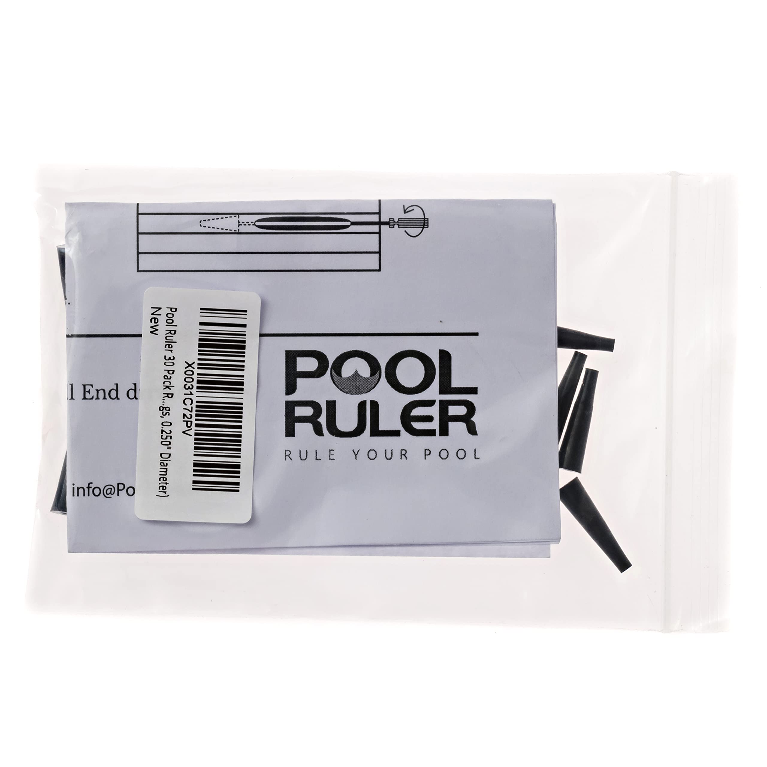 30 Pack Solar Pool Heater Panel Repair Plugs - 0.250