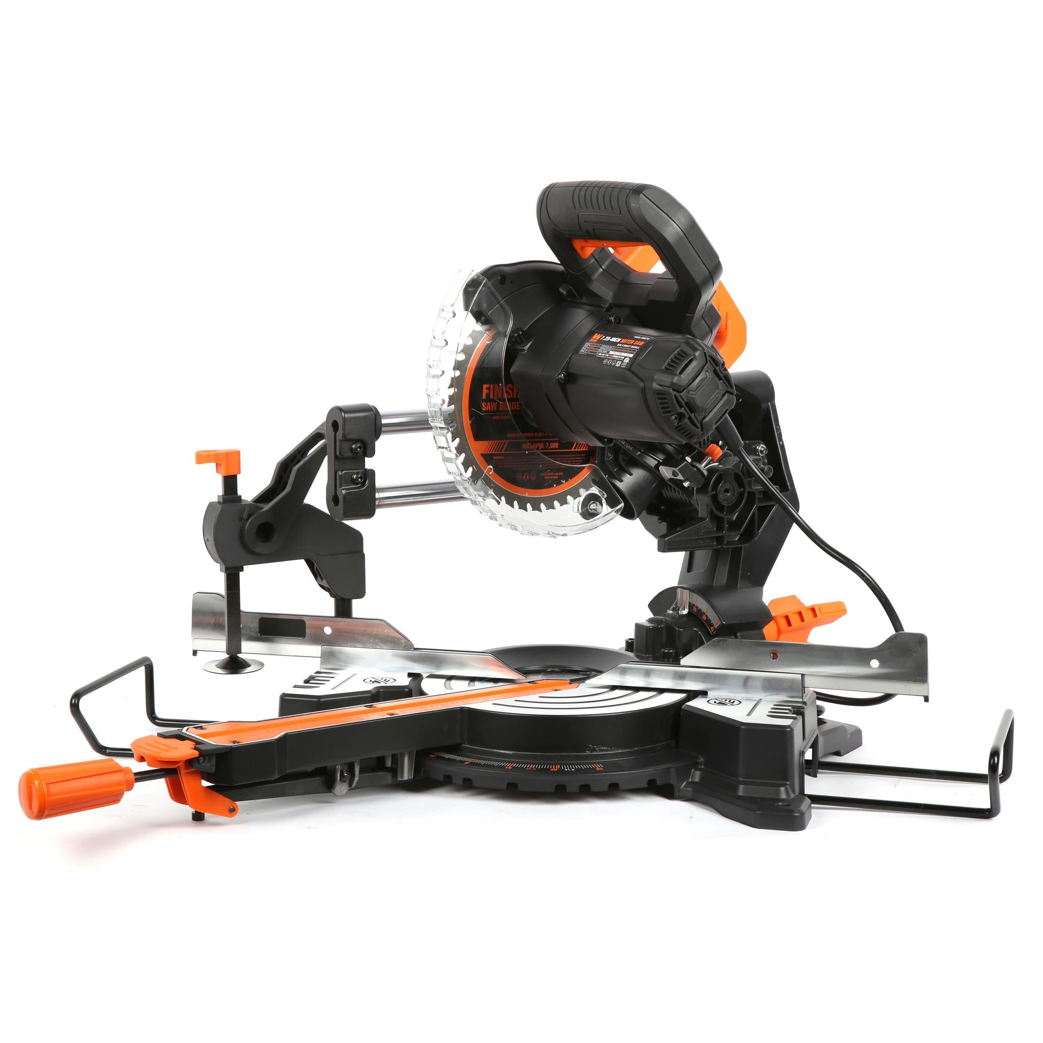 WEN MM0713 9.5 Amp 7.25-Inch Single Bevel Compact Sliding Compound Miter Saw with LED Cutline Guide - Perfect for Woodworking, DIY Projects, and Precision Cutting