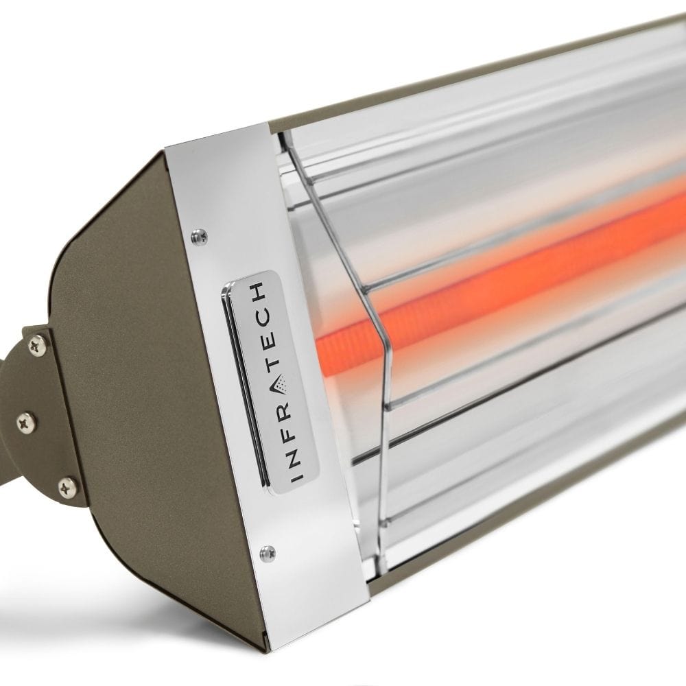 Infratech W Series 48 Inch 2600W Single Element Infrared Electric Heater - Indoor/Outdoor Patio, Garage & Commercial Space Heating Solution
